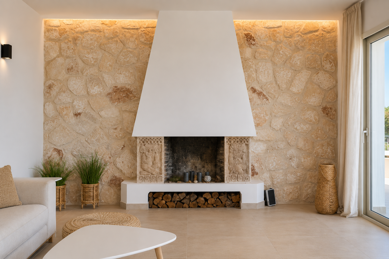 Casa Lago, inside
